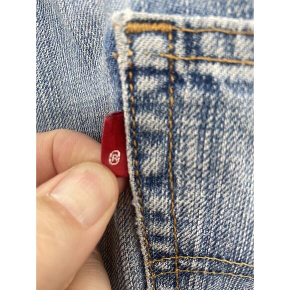 Levis 527 Jeans Men's 40 X 30 Boot Cut Denim - RARE RED TRADEMARK ONLY TAG - Picture 1 of 14